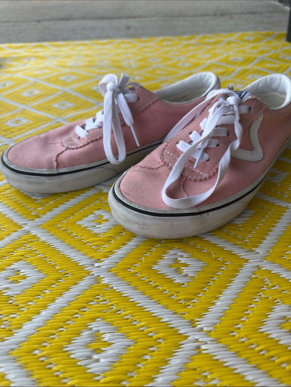 Vans pink sneakers size 8 women’s